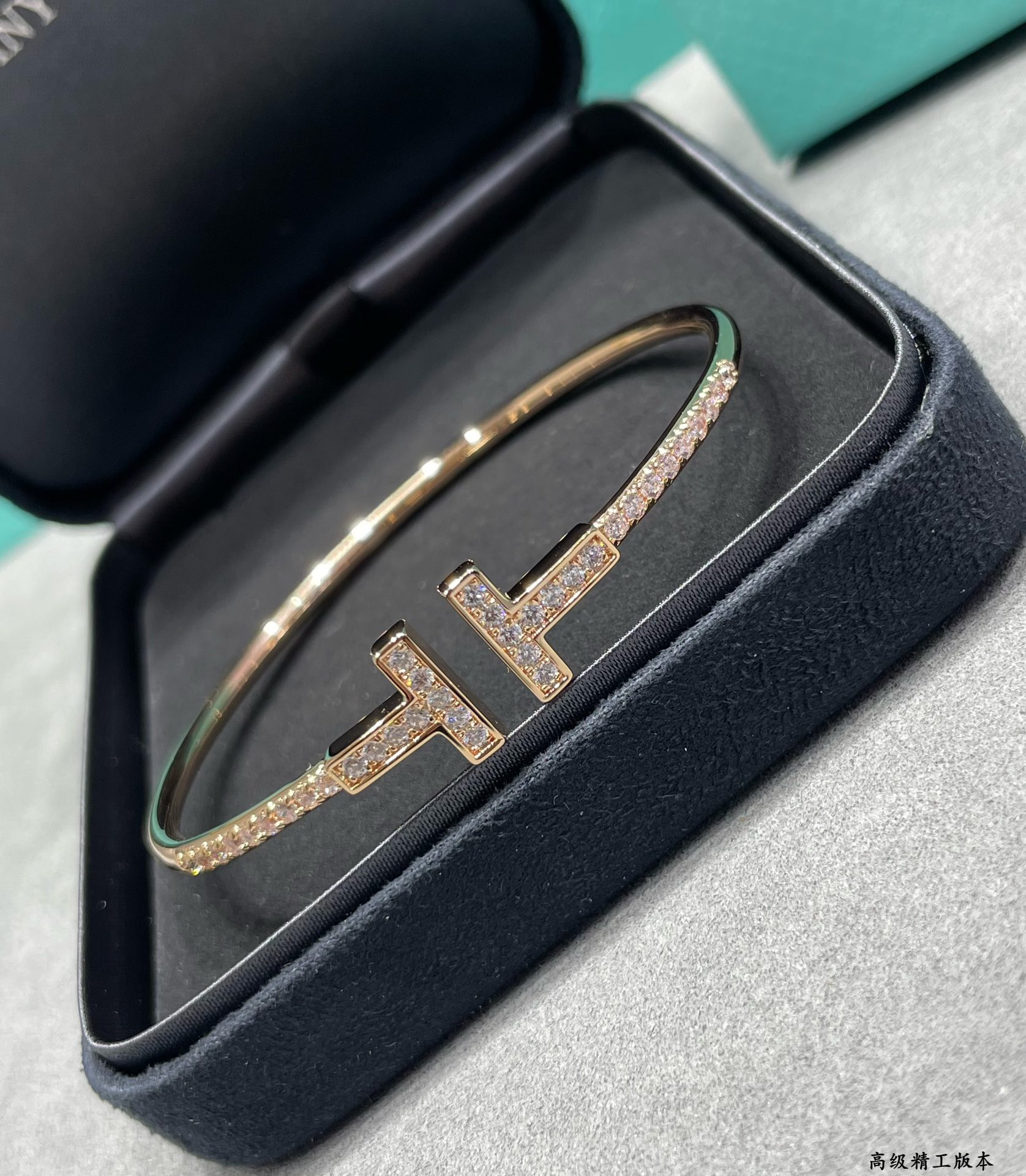 t*f*ny & co. double t Di*m*nd half bracelet