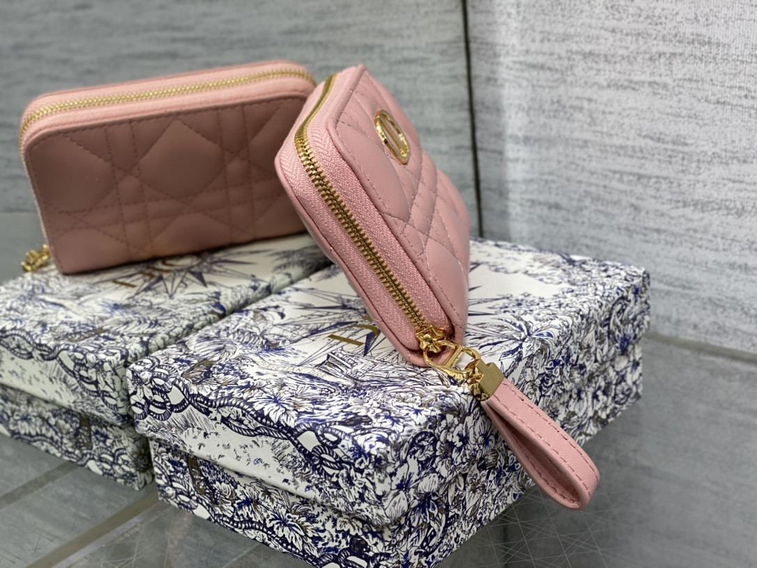 lady D*or voyageur small coin purse card holder
