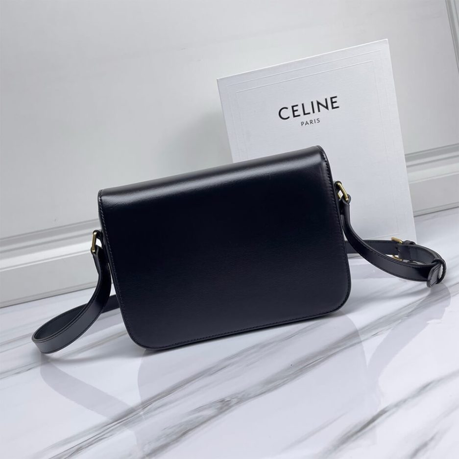 Ce**e classique triomphe bag in shiny calfskin(high-end grade)