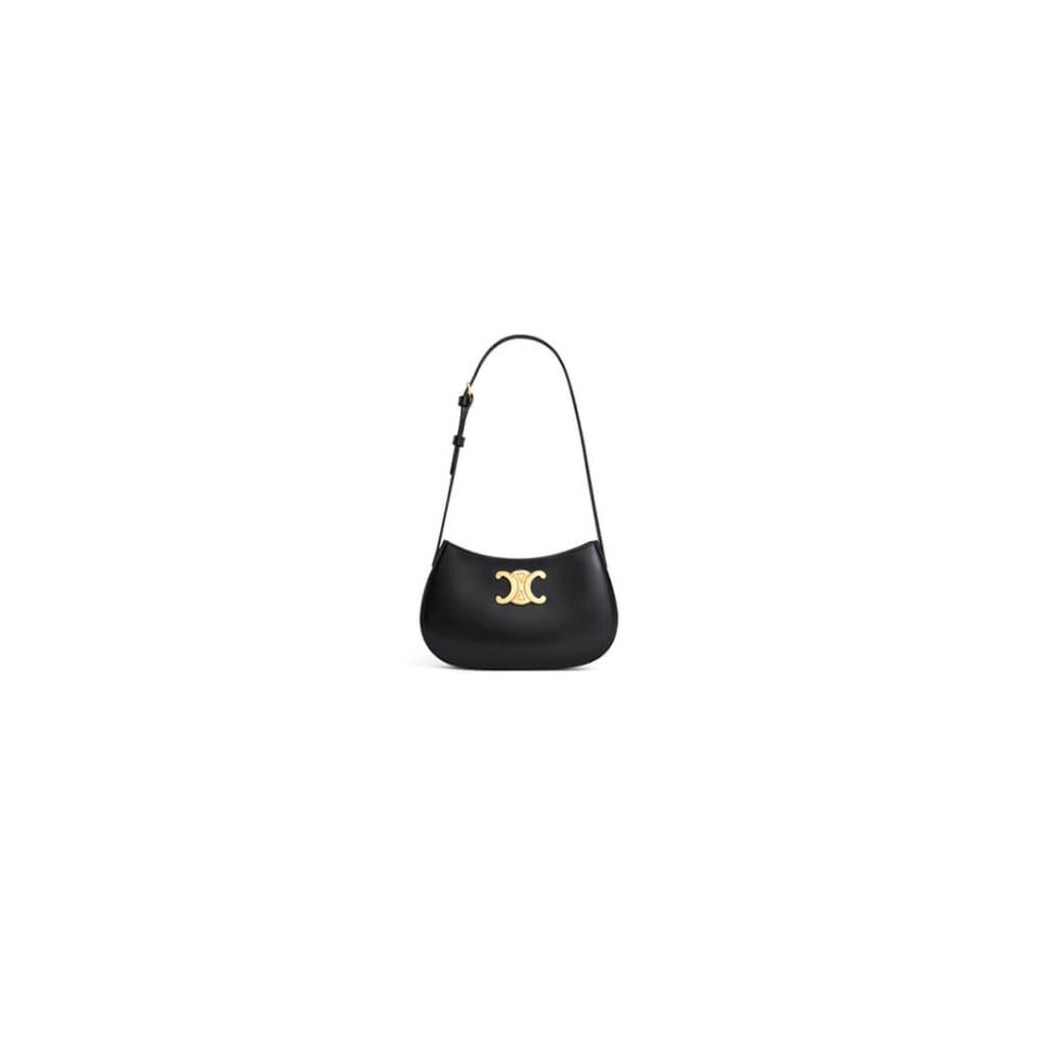 Ce**e medium tilly bag in shiny calfskin