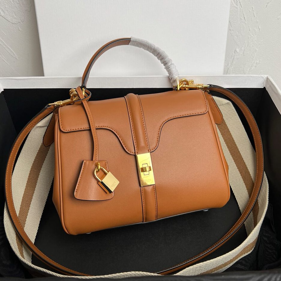 Ce**e small 16 bag in satinated calfskin(high-end grade)
