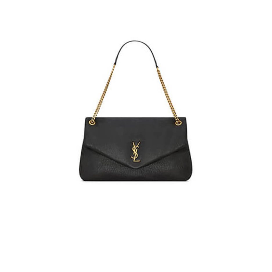 YSL CALYPSO LARGE IN GRAINED LAMBSKIN