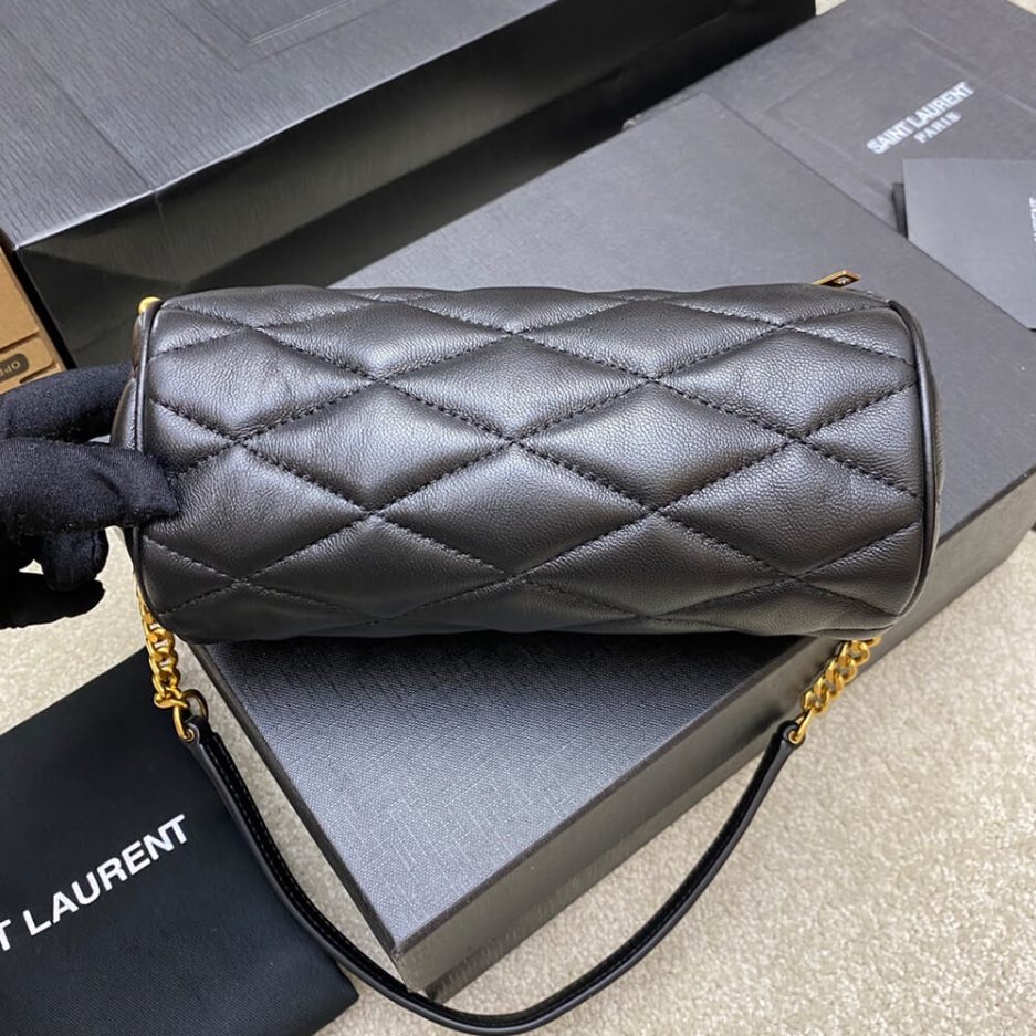 YSL SADE MINI TUBE BAG IN QUILTED LAMBSKIN