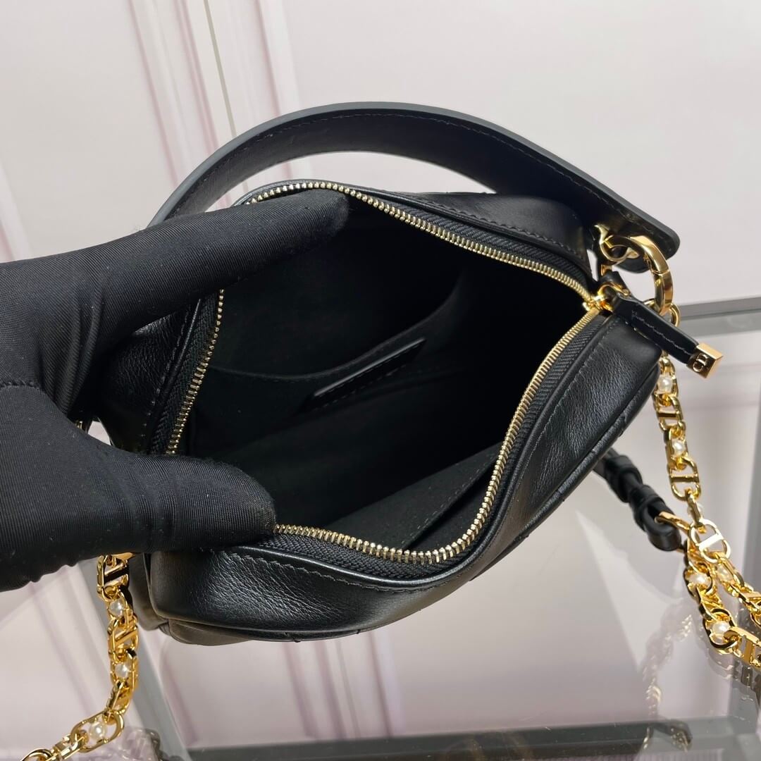 small D*or caro top handle camera bag